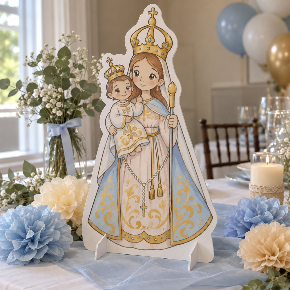Figura personalizada en Fomex para bautizo y celebración religiosa