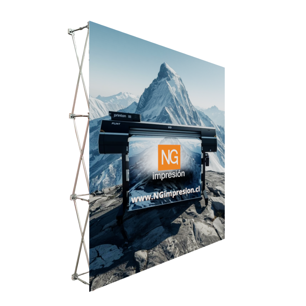 PANEL ARAÑA TEXTIL RECTO 2 CUERPOS (150 x 230 cm)