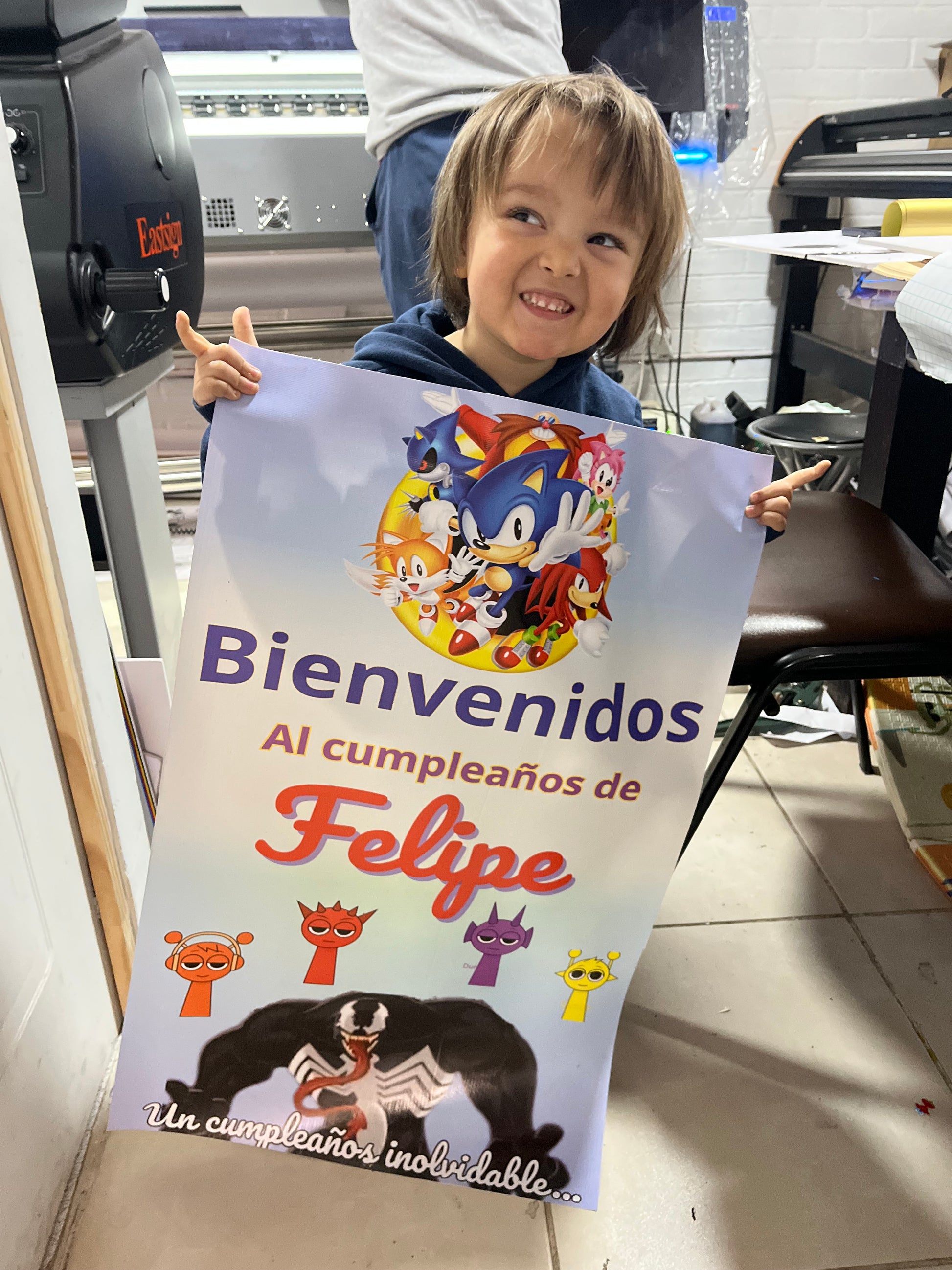 Pendón lona impresa Full color