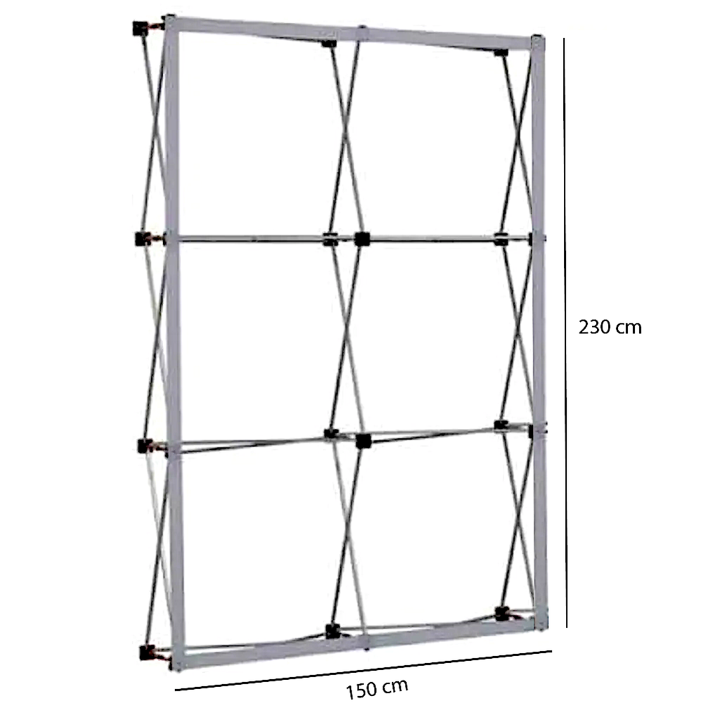 PANEL ARAÑA TEXTIL RECTO 2 CUERPOS (150 x 230 cm)