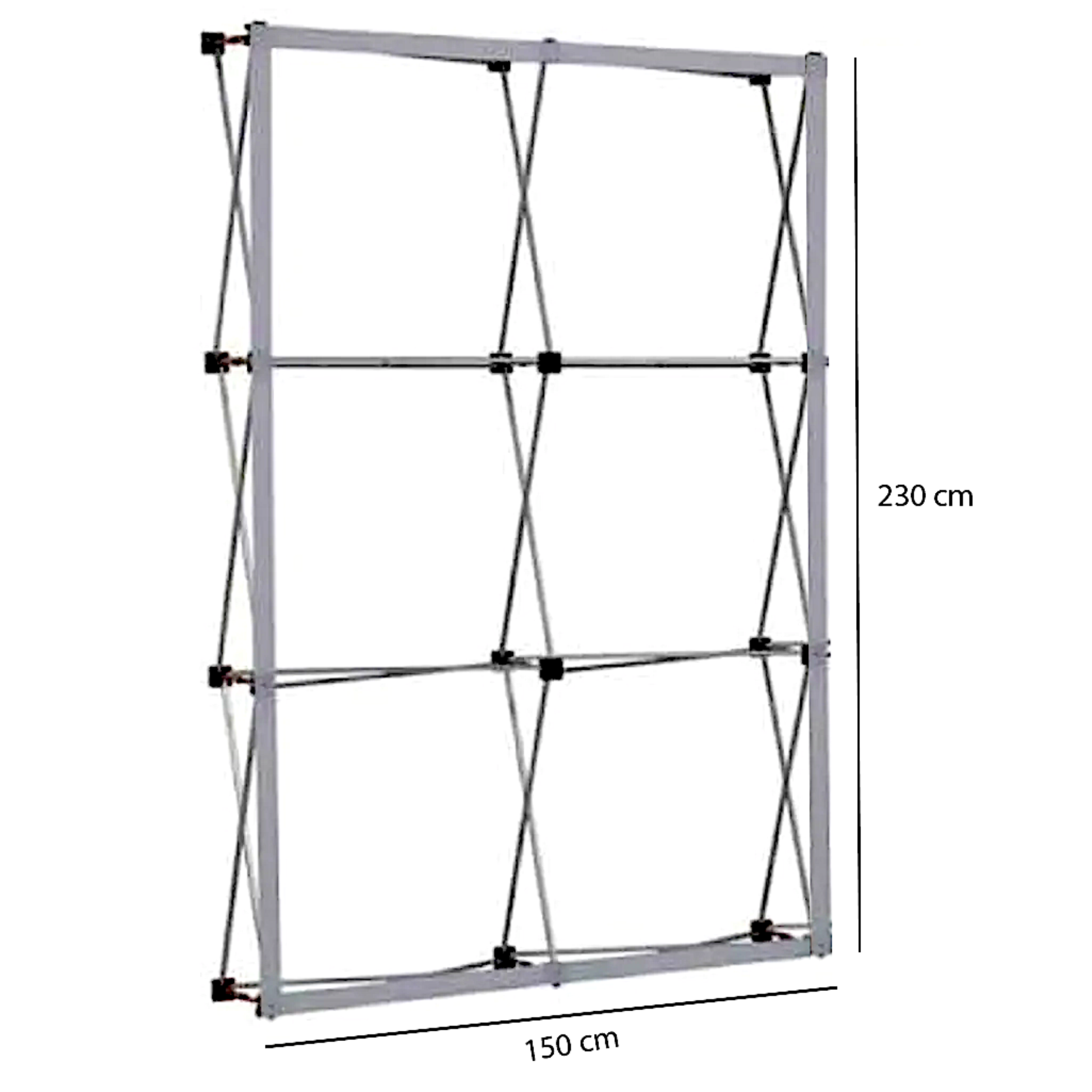 PANEL ARAÑA TEXTIL RECTO 2 CUERPOS (150 x 230 cm)