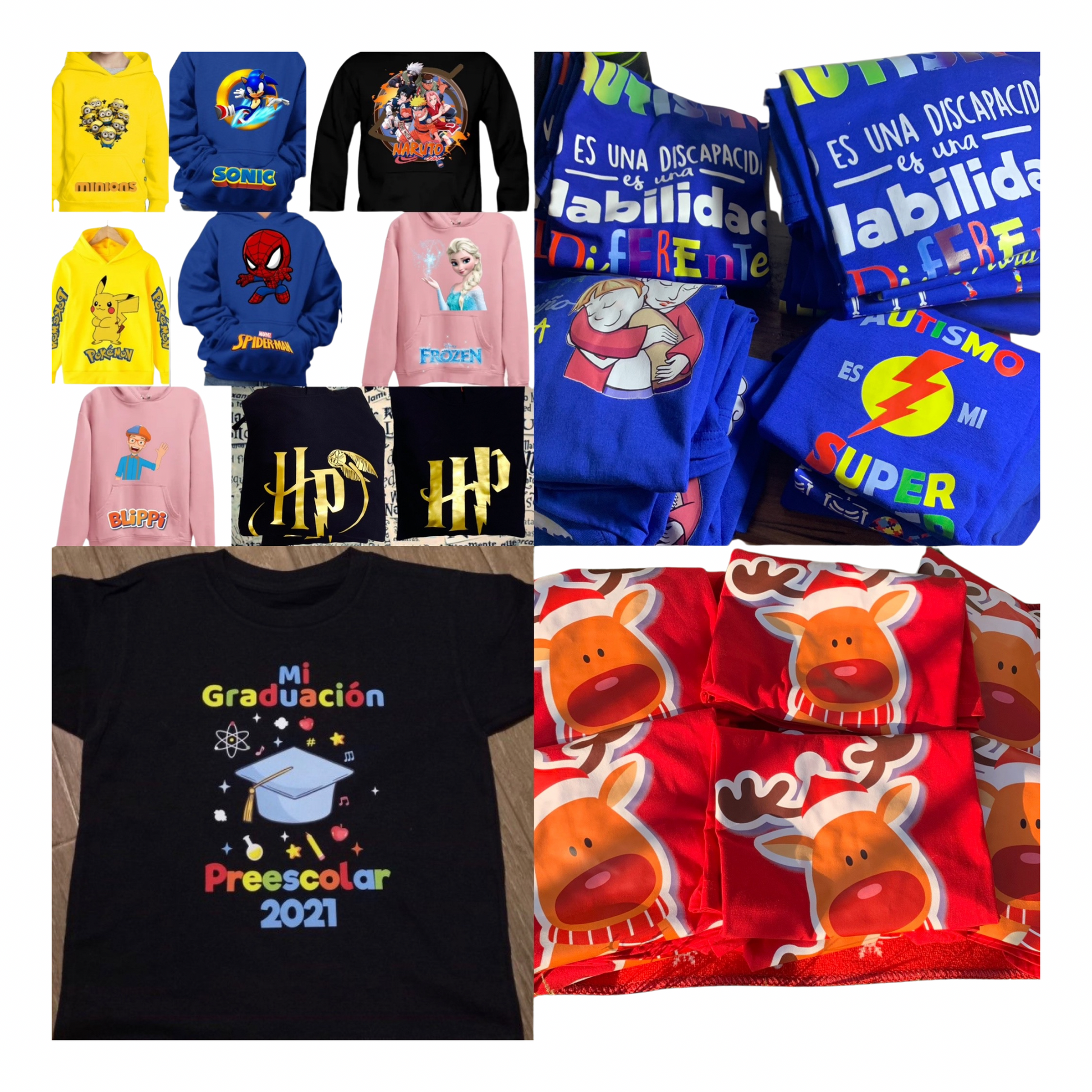 Polera personalizada con estampado full color 