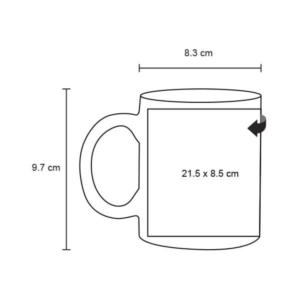 Plantilla para diseño de Tazon sublimado 