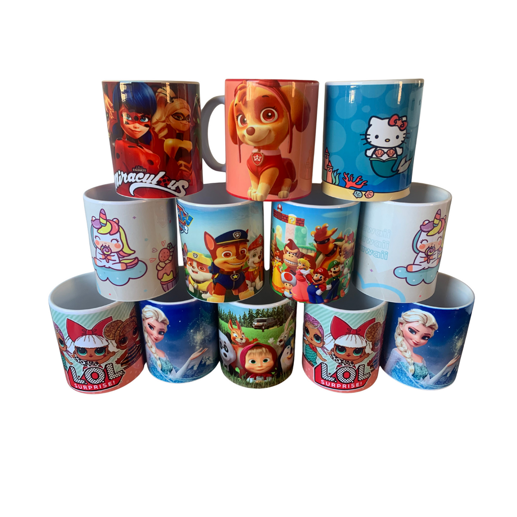 Tazon sublimado personalizado con estampado 