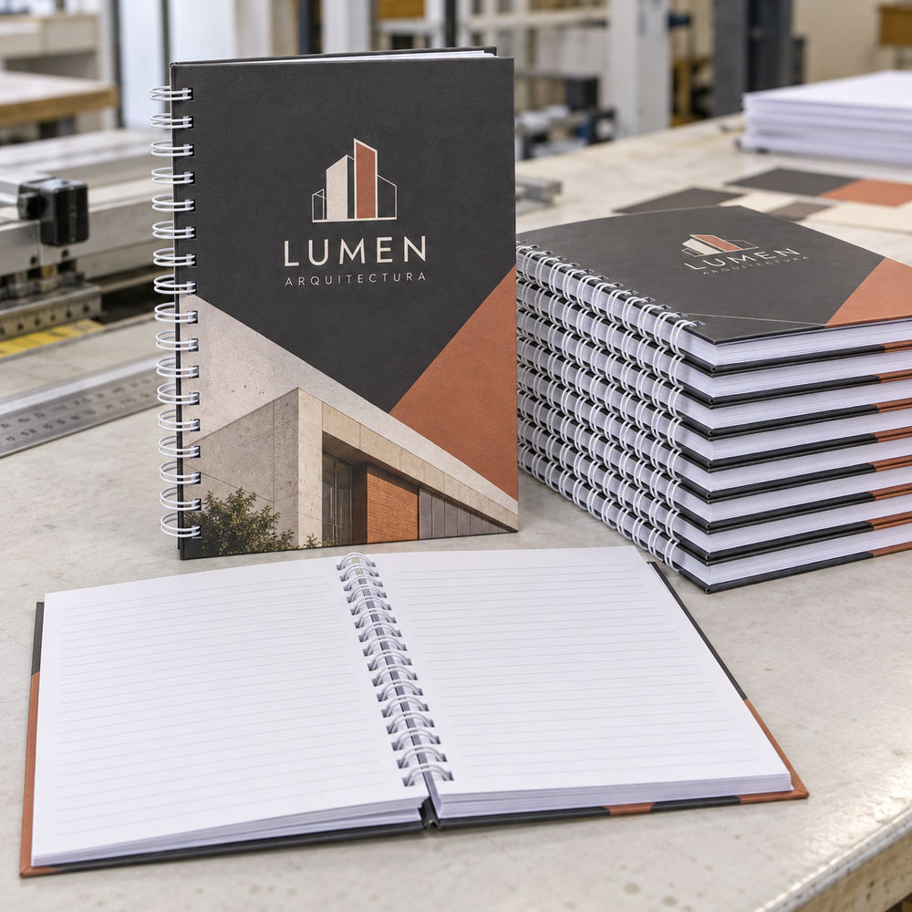 Lote de cuadernos corporativos personalizados de tapa dura para empresas